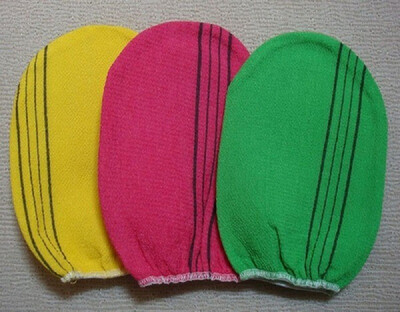 

Cntomlv italy towel korea glove viscose scrub mitt body scrub glove kessa mitt exfoliating tan glove