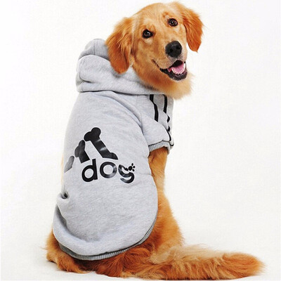 

Cntomlv Large Size Dog Clothes for Big Dogs Golden Retriever Winter Pet Hoodie Sportswear