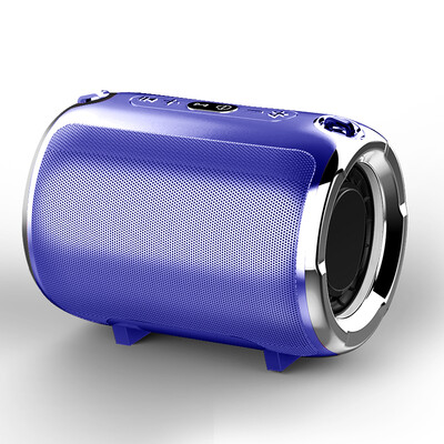 

ARAISE S18 Wireless Bluetooth Speaker Outdoor Mini Speaker Portable Overweight Subwoofer Universal Mobile Phone Cannon Car Card Player Speaker Deep Blue