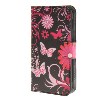 

MOONCASE Butterfly style Leather Wallet Flip Card Slot Stand Pouch Case Cover for Samsung Galaxy Xcover 3 SM-G388F A04