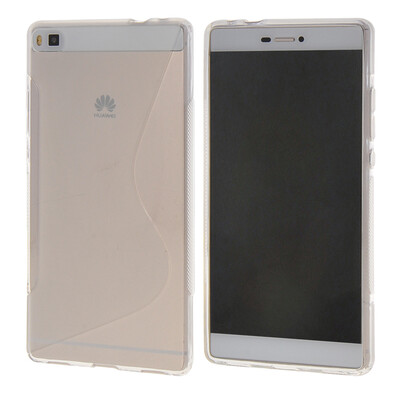 

MOONCASE Huawei P8 Дело S - линия Гибкая Прочный силиконовый гель ТПУ Тонкий чехол для Huawei Ascend P8 Очистить