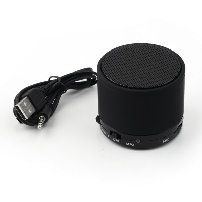 

Bluetooth Metal Wireless 3W HiFi Mini Handsfree Portable Speaker Mic Black