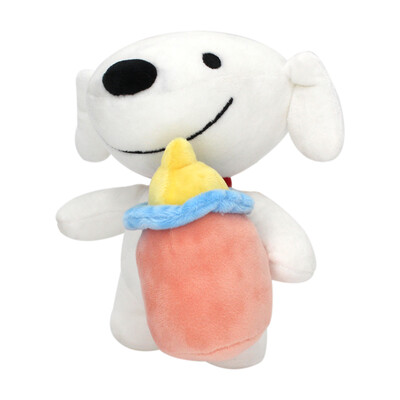 

JD JOY plush toy Jingdong puppy holiday gift doll gift doll stand posture bottle