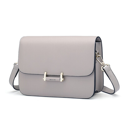 

Scarecrow MEXICAN leather shoulder slung small square bag double magnetic buckle female Korean version of the retro simple wild small bag MGL70828L-06 black