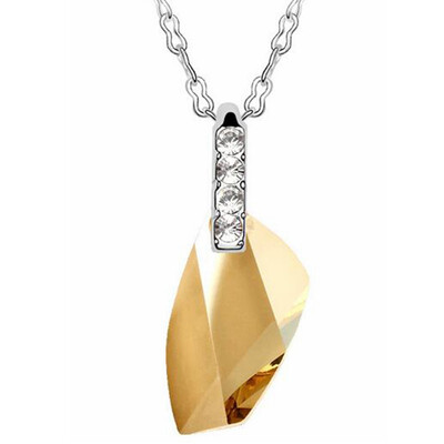 

New Arrive Original Crystals from Austrian Elements Necklaces Fashion Concise Geometrical Accessories for Women Party 4830
