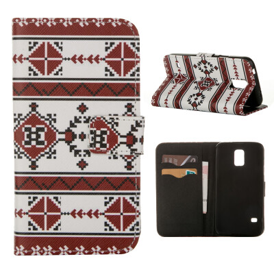 

MOONCASE ЧЕХОЛ ДЛЯ Samsung Galaxy S5 Flip PU Leather Fold Wallet Card Slot Kickstand Back [Pattern series] /a19