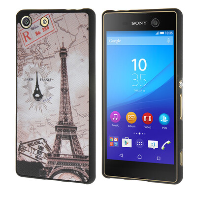 

MOONCASE Case for Sony Xperia M5 [Personality Patterns] Flexible Soft Silicone Gel TPU Skin Protective Case Cover /a16