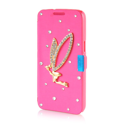 

MOONCASE Luxury Flower Crystal Leather Side Flip Wallet Pouch ЧЕХОЛ ДЛЯ Samsung Galaxy Express 2 G3815