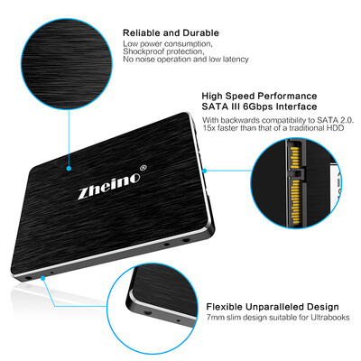 

Zheino 64GB SSD ReadWrite Speed 45082MBS S1 25 Inch SATA III 2D MLC SSD Drive Solid State Drive 7mm for Desktop Laptop Mini