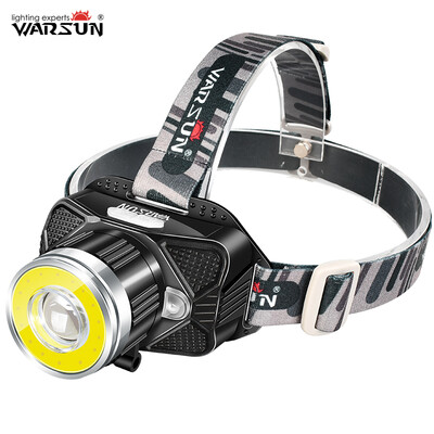 

Walson Warsun headlights LED sensor headlights glare rechargeable super bright head-mounted flashlight 3000 meters long-range waterproof miners lamp outdoor fishing W80