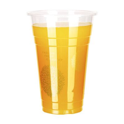 

OTOR 12oz-22oz Clear Plastic PP Cups with Dome & Flat Lids for Juice Tea Milk Iced Coffee Bubble Boba Smoothie 100pcs