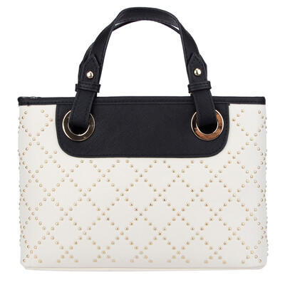 

Fawziya Rivet Tote Handbag Shoulder Bag For Ladies Cute Top-Handle Bags