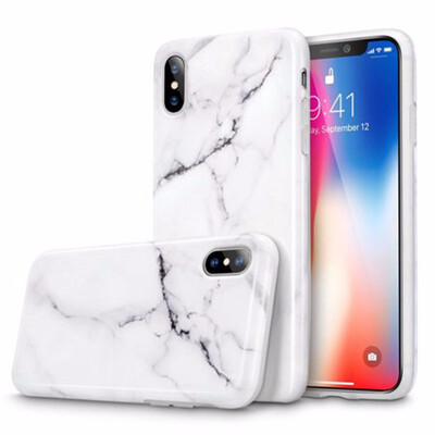 

iPhone X Case iPhone X Marble Case ESR Slim Fit Shell Soft Flexible TPU Rubber Silicone Gel Marble Pattern Mobile
