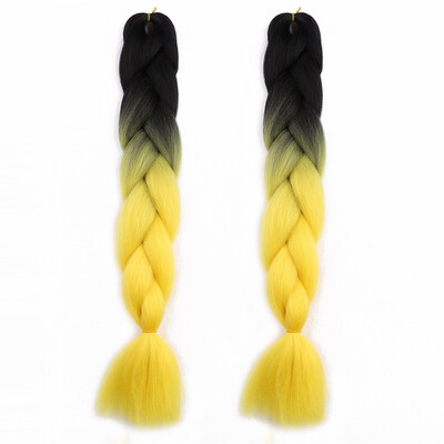 

2T 3T Jumbo Braids Hairstyles Hair For Russian Women Colors Synthetic Braiding Hair