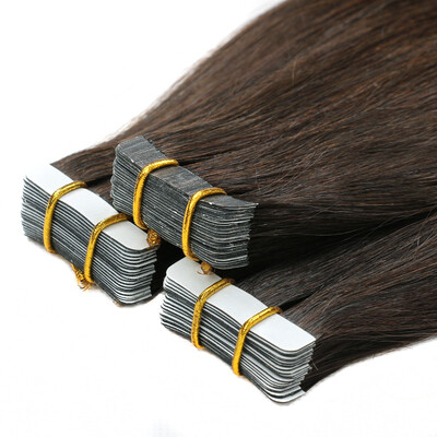 

BHF Hair Tape Hair Extension 100 Human Hair Brazilian Straight Hair Double Drawn Skin Weft 16-22"20PcsPack
