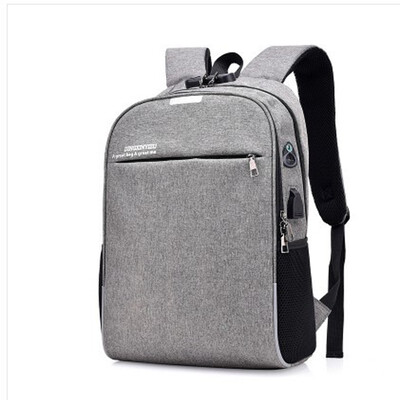 

USB Rechargeable Backpack Man Large Capacity Travel Waterproof Canvas Business Code Reflective Multifunction Computer