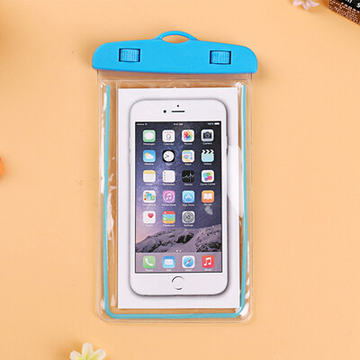 

Universal Waterproof Phone Pouch For Samsung Galaxy On7 2016 J7 Prime On Nxt G610M G610FDS Diving Transparent Bag Luminous Case