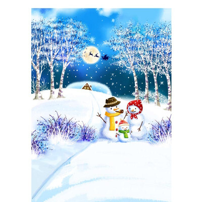 

Christmas Deer Photo Backdrop 57FT Vinyl Fabric Cloth Digital Printing Photo Background s-1006