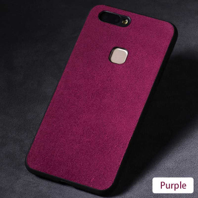 

Genuine Leather Phone Case For Vivo X20 Plus Suede leather Back Cover For X9 X9s Plus Cases