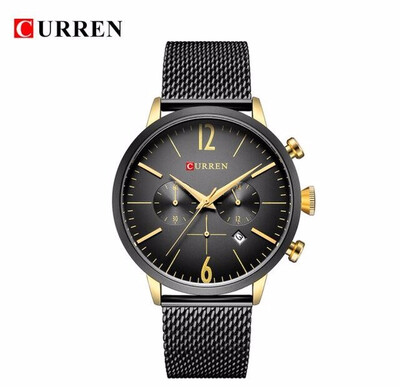 

CURREN Luxury Brand Men Sport Watches Mens Digital Quartz Clock Stainless Steel Waterproof Wrist Watch relogio masculino 8313