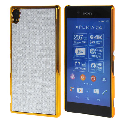

MOONCASE Flash Flake Skin золото Chrome Hard Back чехол для Cover Sony Xperia Z4 серебро