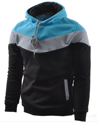 

Mooncolour Mens Novelty Color Block Hoodies Cozy Sport Autumn Outwear