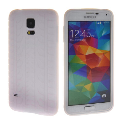 

MOONCASE Tire skin Soft Flexible Gel TPU Skin Shell Back Case Cover for Samsung Galaxy S5 I9600 Clear