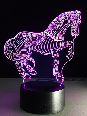 

AINA 16 color horse night light
