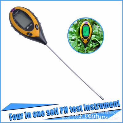 

Digital Moisture meter digital PH Meter Sunlight Tester AMT-300 Hygrometer LCD Display 4In1 For Agriculture thermometer