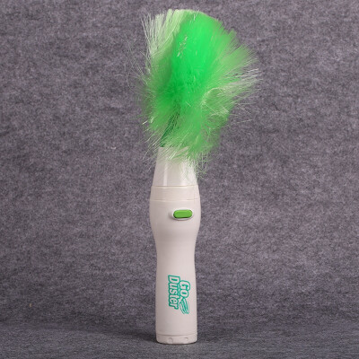 

Cntomlv hot sale New Electric Dust Brush Multifunction Green Feather Duster Dust Brush Window Cleaner for curtains Home cleaning