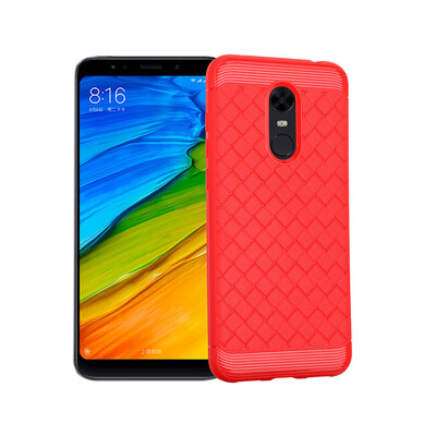 

Goowiiz Luxury Phone Case For Xiaomi Redmi Note 5 Ultra Thin Ventilation Grid Weave Soft Anti fall Full Protective