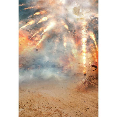 

Fireworks Flower Photo Backdrop 57FT Vinyl Fabric Cloth Digital Printing Photo Background -3183