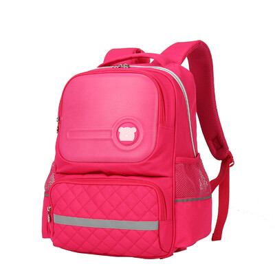 

Xiao Yang YANG childrens backpack primary school students leisure burden reduction bag men&women students backpack Y2727 rose red