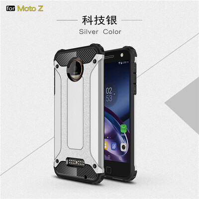 

Goowiiz Phone Case For Motorola Moto ZZ ForceZ Play King Kong Armor Fashion Bumper PC TPU Prevent falling