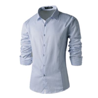 

Zogaa New Men Shirt Solid Color Business Affairs