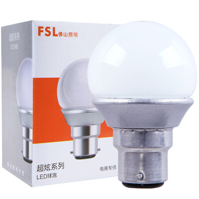 

Foshan lighting FSL LED bulb B22 bayonet 3W energy saving lamps led bulb white 6500K