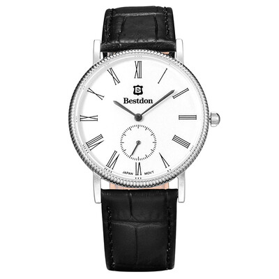 

bestdon bd98104g мужской модной водонепроницаемый кварцевые запястье часы (черный + серебряных + белый).