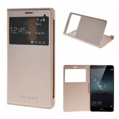 

MOONCASE Huawei Mate S ЧЕХОЛ ДЛЯ Premium PU Leather Pouch Flip Gold
