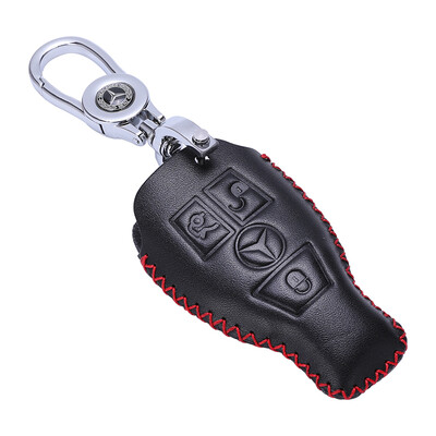 

KING ETING Mercedes Key Case Leather Key Case Car Keychain