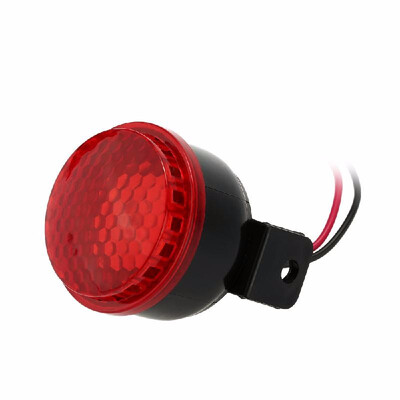 

Motorcycle Car Loud Brake Siren Horn 12V with 6 Tones LED Flash Vehicle Emergency Alarm Loudspeaker for E-bike Truck Moped