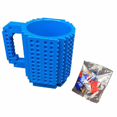 

1 Piece Build A Brick Mug Building Blocks Coffee Cups Frozen DIY Gift