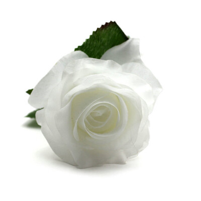 

Vanker Artificial Silk Fake Real Touch Rose Flower Stem for Wedding Party Decoration White