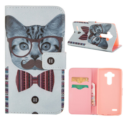 

MOONCASE ЧЕХОЛ ДЛЯ LG G4 Flip Leather Wallet Card Slot Foldable Stand Feature [Pattern series] /a10