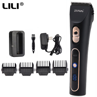 

Professional Hair Clipper Titanium Blade Hair Trimmer Shaving Haircut Machine Mens beard Trimmer Electric Hair cutter For Barber
