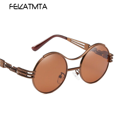 

Солнцезащитные очки FEIZATMTA Женщины Vintage Retro Gothicn Steampunk Солнцезащитные очки Металлическая рама для дамских очков UV400 Oculos gafas de sol