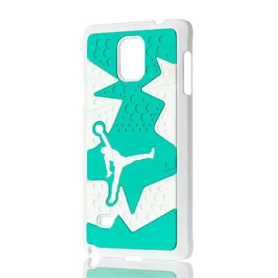 

мити новенький Air Jordan кроссовки 4 6 7 единственным пвх для Samsung Galaxy Note 4 резиновые покрытия n9100 иордании телефон дело 15 цветов