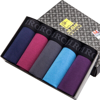 

Bejirog 5 Мужское нижнее белье Мужские боксеры Breathable Stretch Panties