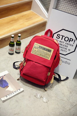 

Canvas Korean Female Backpack Large Capacity Travelling Bag Boy&Girl College Student Schoolbag High School Student Girl Bag