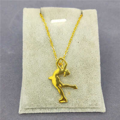 

New Figure Skating necklace Ice Skating Jewelry