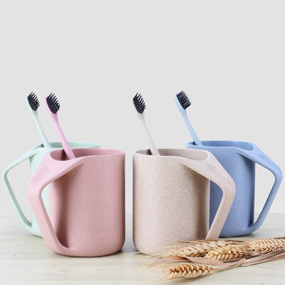 

Accor Wheat Straw Toothbrush Cup Child Adult Toothbrush Cup Mouth Cup